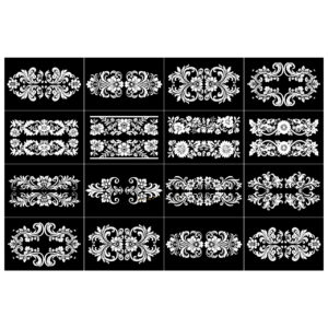 Antique floral Set