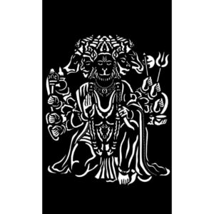 Bajrangbali Panchmukhi Art